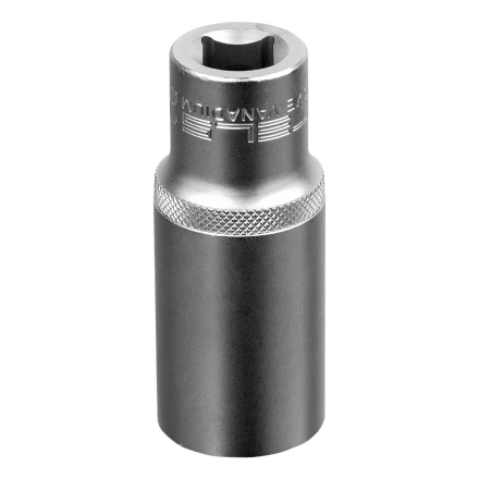 Головка торцевая удлиненная, 24 мм, шестигранная, CrV, под квадрат 1/2 Stels 13883 купить в Магнитогорске