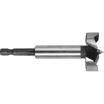 ЗУБР &quot;ЭКСПЕРТ&quot;. Сверло Форстнера по дереву, шестигранный хвостовик 1/4&quot;, 32мм 29993-32 купить в Магнитогорске