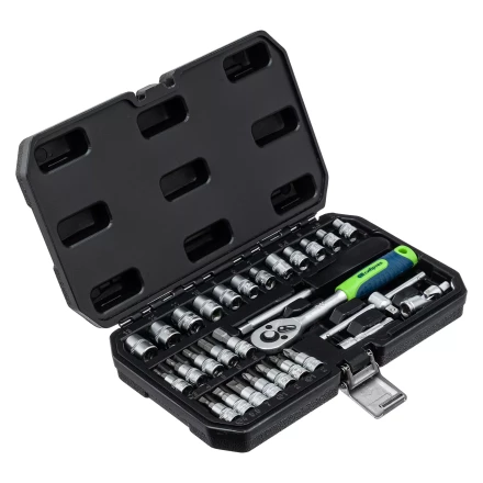 Набор инструментов Сибртех 13392, 1/4&quot;, пластиковый кейс, 29 предметов купить в Магнитогорске