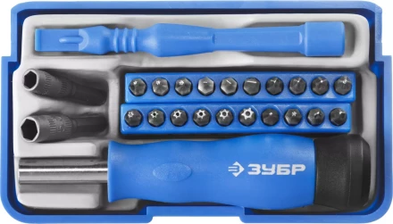 Набор ЗУБР &quot;ПРОФЕССИОНАЛ&quot;: Отвертки  для точных работ, 24предм 25648-H24 купить в Магнитогорске
