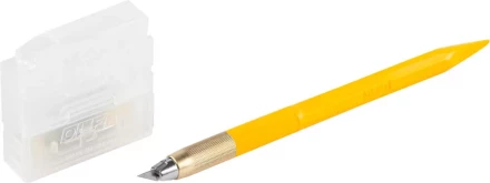 Нож OLFA &quot;Utility Models&quot; перовой дизайнерский, для точных работ, рукоятка с мини шпателем, 5 лезвий, 4мм OL-AK-5 купить в Магнитогорске