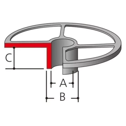 Направляющая втулка Makita 193335-7 (копировальное кольцо для фрезеров Makita RP 0910 и RP 1110 C) купить в Магнитогорске