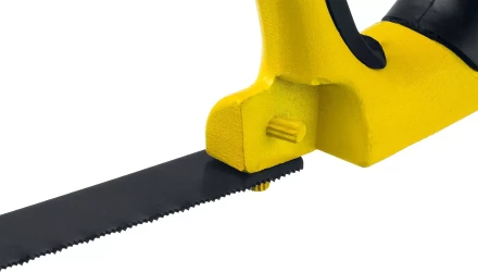 Ножовка по металлу STAYER MS350-BLACK-Max, металлическая обрезиненная рукоятка, натяжение 70 кг, 300 мм 15775 купить в Магнитогорске