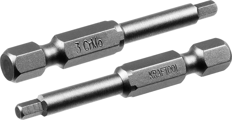 Биты KRAFTOOL X-Drive HEX Оберон 26127-3-50-2 купить в Магнитогорске