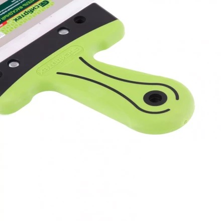 Шпатель фасадный нержавеющая сталь 150 мм двухкомпонентная ручка  Сибртех 85580 купить в Магнитогорске