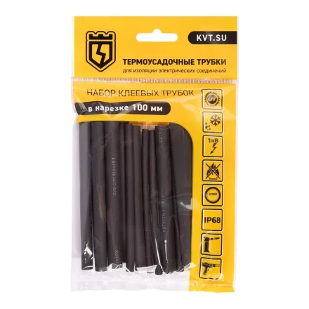 Набор термоусадочных трубок КВТ Квадро 6/1,5 (89781) купить в Магнитогорске
