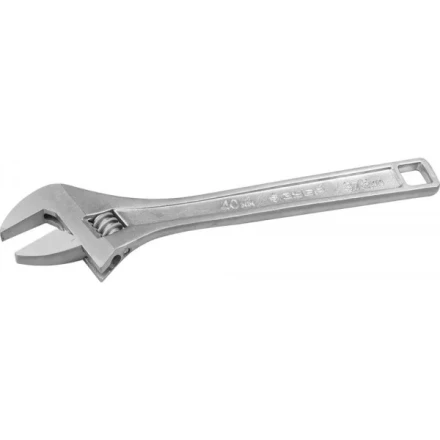 Ключ разводной ЗУБР, Ni-Cr, длина 375мм, зев 40мм 27253-37 купить в Магнитогорске