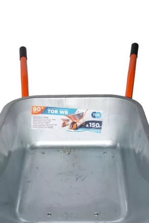 Тачка строительная 90 л 150 кг TOR WB одноколесная 1025872 купить в Магнитогорске