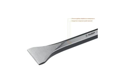 ЗУБР БУРАН, 80 х 400 мм, HEX 28, лопаточное зубило (29380-80-400) купить в Магнитогорске