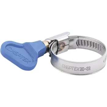 Хомуты металлические элемент крепления с формой ключа 30-45мм 50шт/уп СИБРТЕХ 47552 купить в Магнитогорске