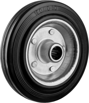 ЗУБР d 160 мм, г/п 145 кг, игольчатый подшипник, резина/металл, колесо, Профессионал (30936-160) купить в Магнитогорске