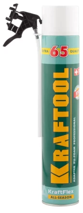 Пена &quot;PREMIUM 65&quot; монтажная, адаптерная, всесезонная, 750мл, KRAFTOOL 41175 купить в Магнитогорске