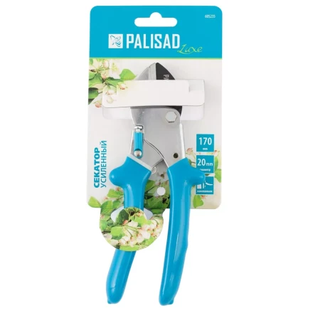 Секатор с наковальней Palisad, 170 мм, усиленный, рукоятки в ПВХ-оболочке, Luxe 605235 купить в Магнитогорске