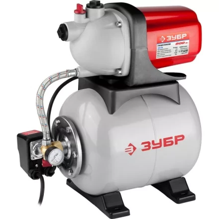 Станция насосная ЗУБР, пропускная способность 55л/мин, 800Вт ЗНАС-800 купить в Магнитогорске