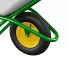 Тачка садово-строительная усиленная грузоподъемность 200 кг объем 90 л 689883 купить в Магнитогорске