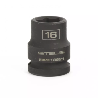 Головка ударная шестигранная 16 мм 1/2" CrMo  Stels 13921