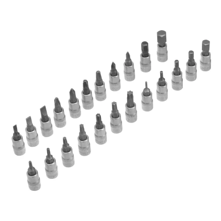 Набор инструментов Сибртех 13399, 1/4&quot;, пластиковый кейс 56 предметов купить в Магнитогорске