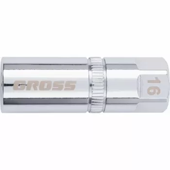 Головка торцевая свечная, магнитная,12-гранная, 16 мм, под квадрат 1/2" GROSS 13188 купить в Магнитогорске