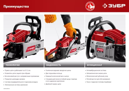 Бензопила ПБЦ-М40-40 серия МАСТЕР купить в Магнитогорске