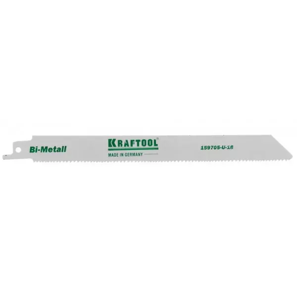 Полотно KRAFTOOL "INDUSTRIE QUALITAT", S1122VF, для эл/ножовки, Bi-Metall, по металлу, дереву, шаг 1,8-2,5мм, 180мм 159705-U-18 купить в Магнитогорске
