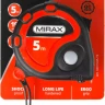 Рулетка MIRAX, 3 стопора, двухкомпонентный пластиковый корпус, 5мх19мм 34013-05-19 купить в Магнитогорске