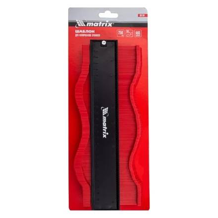 Шаблон для копирования профиля 25 см, пластиковый Matrix 88104 купить в Магнитогорске