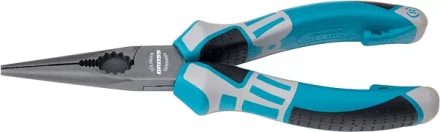 Длинногубцы прямые 205 мм  трехкомпонентные рукоятки GROSS 17171 купить в Магнитогорске