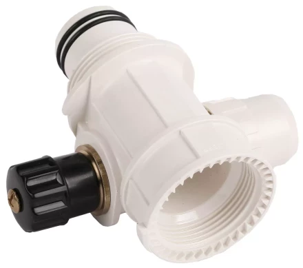 Коллектор ЗУБР &quot;ШиреФит&quot; сборный с вентилем&quot;внутренняя резьба - штуцер с гайкой - штуцер с гайкой&quot;, 26мм-16мм-26мм 51517-26-16-26 купить в Магнитогорске