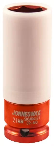 Головка ударная шестигранная 1/2" М21  для л/с дисков S03АD4321 Jonnesway 99429 купить в Магнитогорске