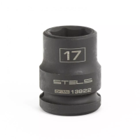Головка ударная шестигранная 17 мм 1/2" CrMo Stels 13922