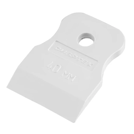 Шпатель, белая резина, 40 мм Россия Сибртех 85831 купить в Магнитогорске