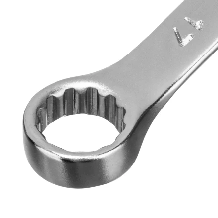 Набор ключей комбинированных Stels 6-17 мм, 6 шт., CrV, матовый хром, 15442 купить в Магнитогорске