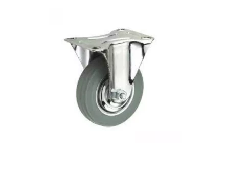 Колесо неповоротное серая резина FC 54 f 125 мм 1027208 купить в Магнитогорске