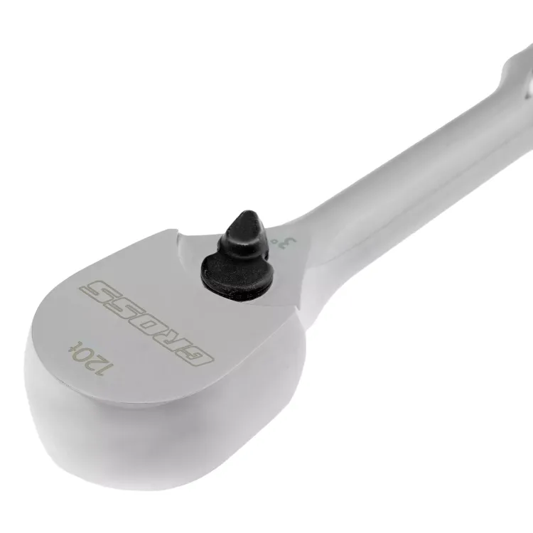 Ключ-трещотка 1/4" Gross 14050, CrV, 120 зубьев, цельнометаллический, хром купить в Магнитогорске