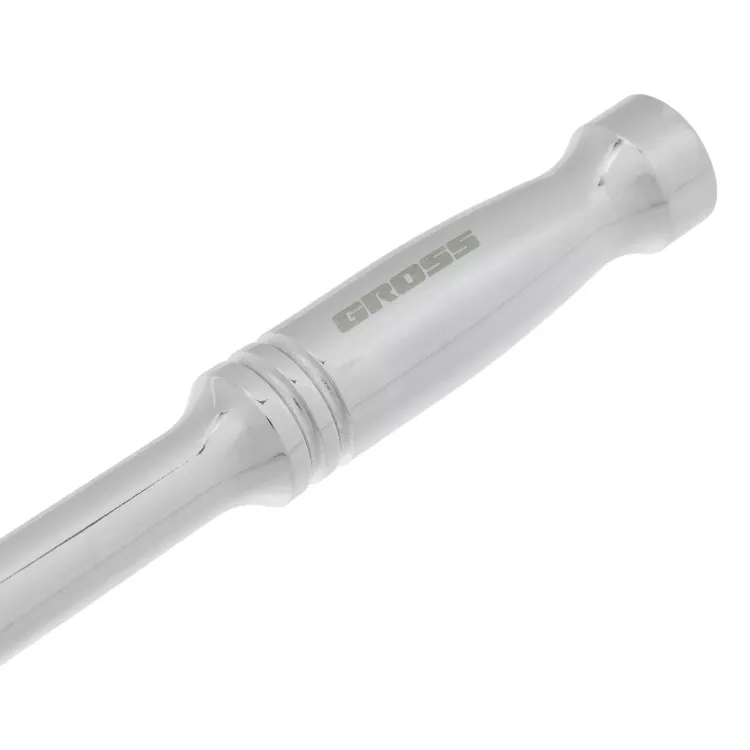 Ключ-трещотка 1/4" Gross 14050, CrV, 120 зубьев, цельнометаллический, хром купить в Магнитогорске