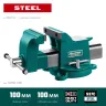 Тиски KRAFTOOL STEEL стальные 32701-100 купить в Магнитогорске
