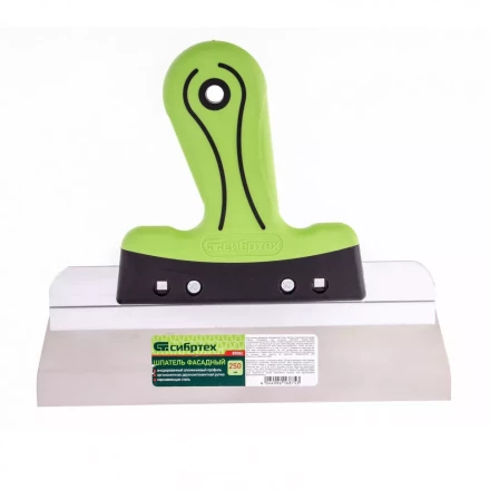 Шпатель фасадный нержавеющая сталь 250 мм, двухкомпонентная ручка  Сибртех 85582 купить в Магнитогорске