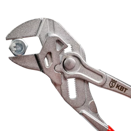 Клещи переставные — гаечный ключ КВТ 180 мм с кнопочной самофиксацией (82147) купить в Магнитогорске