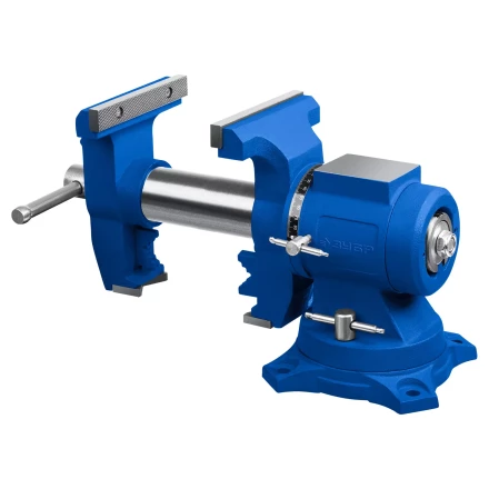 ЗУБР ЭКСПЕРТ-3D, 150 мм, многофункциональные слесарные тиски (32712-150) купить в Магнитогорске