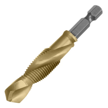 Сверло-метчик М12 х 1,25 мм, Р6М5// Denzel 76726 купить в Магнитогорске