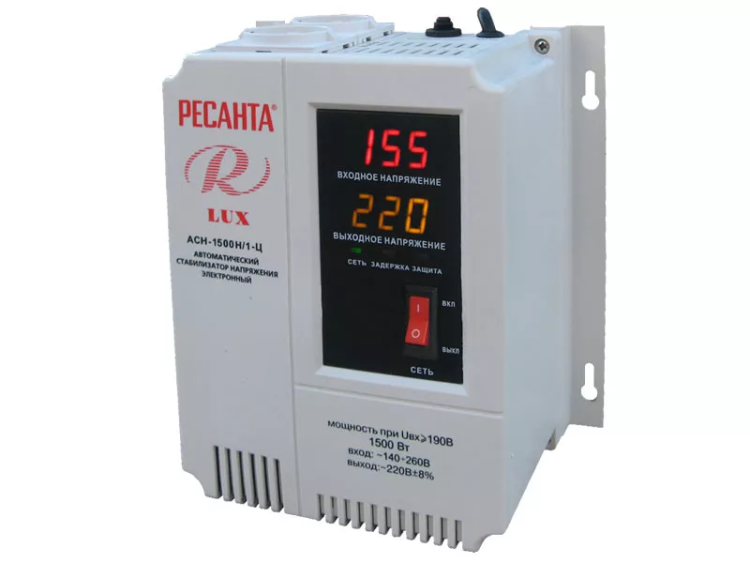Стабилизатор АСН-1500Н/1-Ц Ресанта Lux купить в Магнитогорске