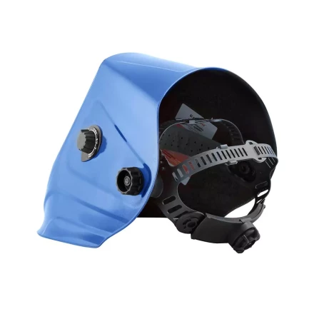 Маска сварщика GEFEST синяя ф-р 9500V FoxWeld без коробки купить в Магнитогорске