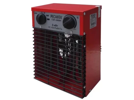 Тепловая пушка электрическая РЕСАНТА ТЭП-3000Н купить в Магнитогорске