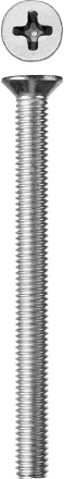 Винт ЗУБР &quot;МАСТЕР&quot; DIN 965, класс прочности 4.8, оцинкованный, M6x75мм, 5кг 303110-06-075 купить в Магнитогорске