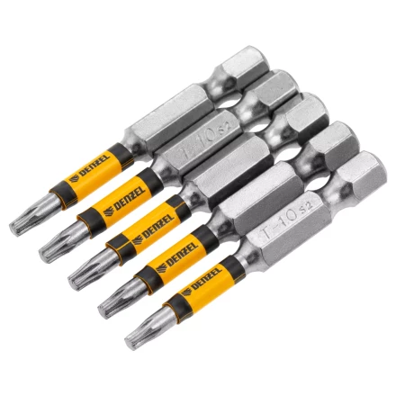 Бита T10x50, 5 шт. Denzel 7711318 купить в Магнитогорске