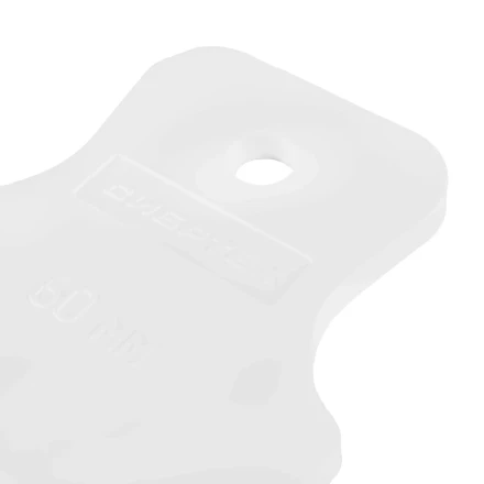 Шпатель, белая резина, 60 мм Россия Сибртех 85832 купить в Магнитогорске