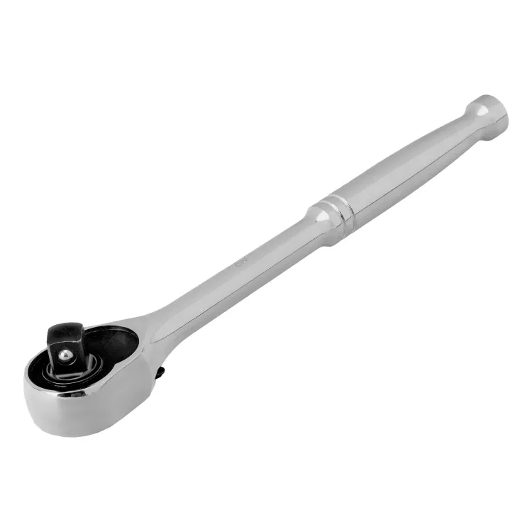 Ключ-трещотка 3/8" Gross 14051, CrV, 120 зубьев, цельнометаллический, хром купить в Магнитогорске
