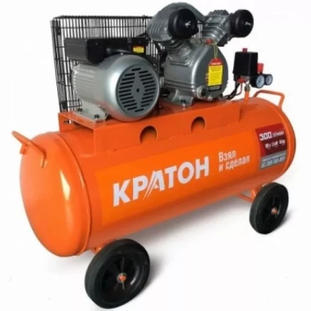 Компрессор масляный поршневой ременной Кратон AC-300-100-BDV 3 01 01 039 купить в Магнитогорске