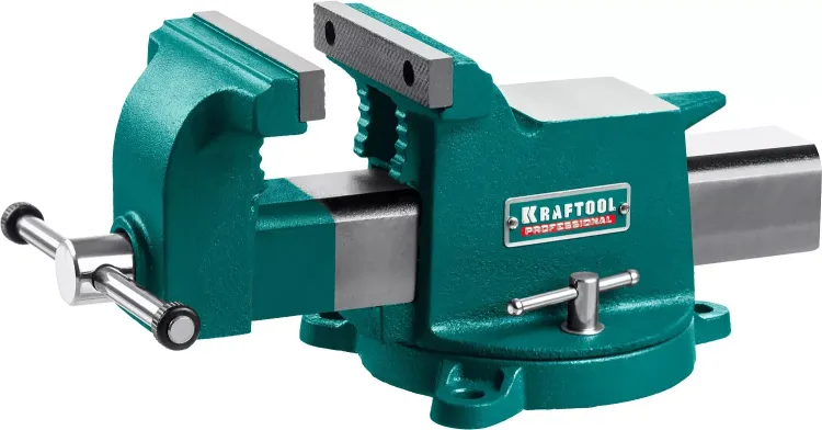 Тиски KRAFTOOL STEEL стальные 32701-125 купить в Магнитогорске