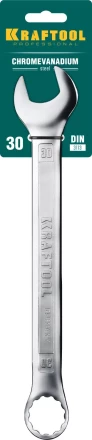 Ключ комбинированный KRAFTOOL, Cr-V, DIN 3113 27079-30 купить в Магнитогорске